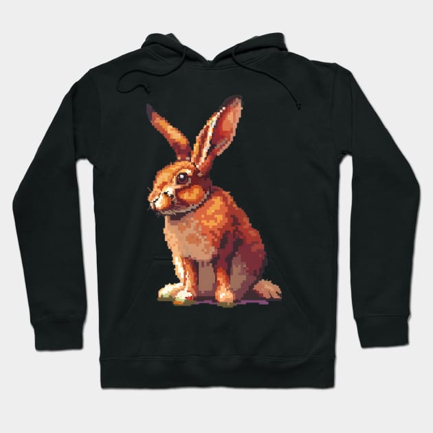 16-Bit Hare Hoodie by Animal Sphere